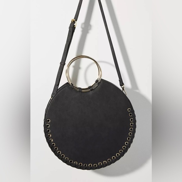 Anthropologie Handbags - Anthropologie Marla Stitched Circle Bag Bohemian Chic Everyday Bag